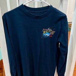 Women’s blue small Rip A Lip fish wear long sleeve cotton shirt. Worn 3 times.